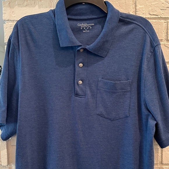 croft & barrow Other - croft & barrow Men's Deep Blue Polo Shirt